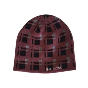 Sessions Beanie Skullcap Maroon